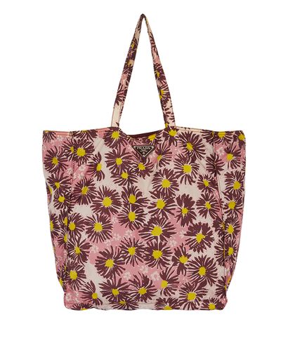 Prada Floral Shopper Bag, front view